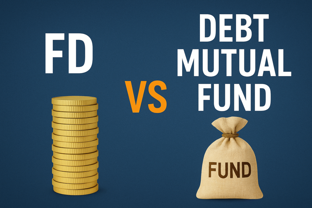 FD vs Debt Mutual Funds – 2025 me stable returns ke liye kya better hai?