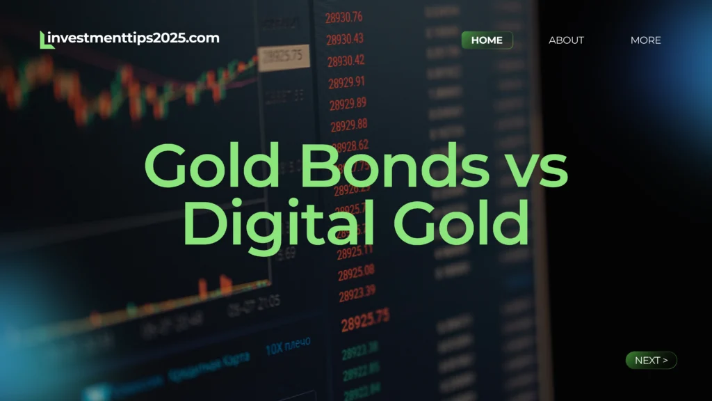 Gold Bonds vs Digital Gold